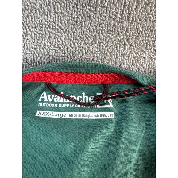 NWT Avalanche Long Sleeve Shirt Wind Resistant Crewneck Green Size 3XL - Picture 5 of 9